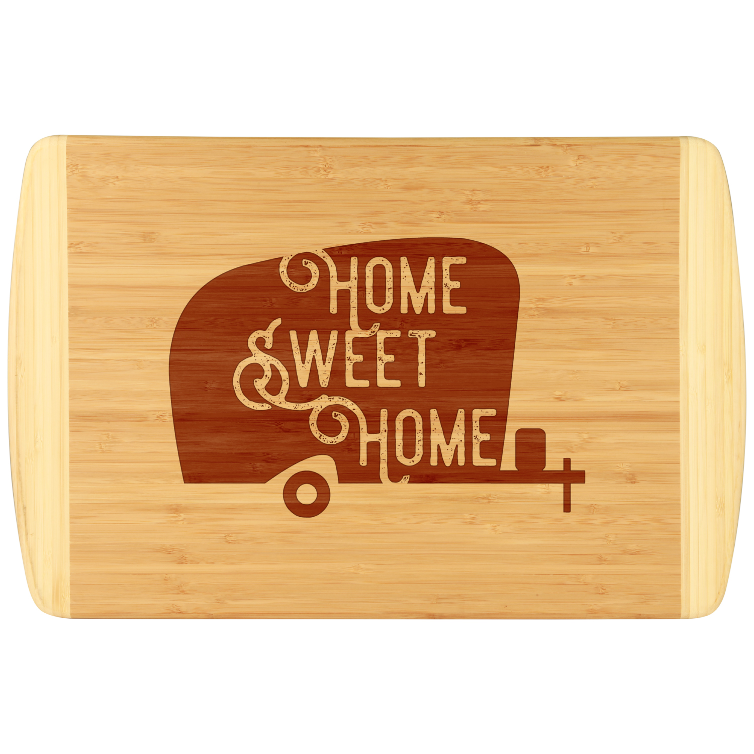 Custom Camper Bamboo Cutting Board (Personalized)