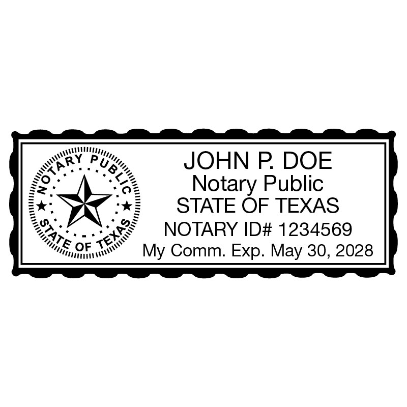 Texas Notary Pocket Stamp 
