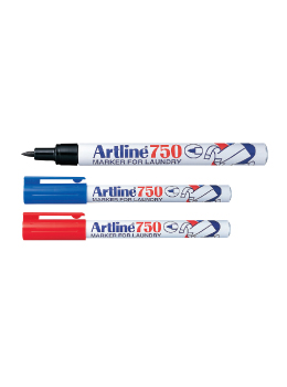 EK-750 - Artline Laundry Markers 0.7mm Bullet Sold by the Dozen