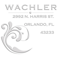 Wachler Address paper embossing seal, style CE-50062. Choose from pocket or desk style. Makes a great gift.