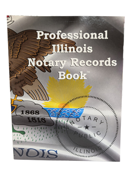 Illinois notary records book.  The Illinois Professional Notary Records Book™ is a book made specifically for Illinois notaries.  Tracking notary activities in a notary journal is one of the most important things you can do as a Notary.