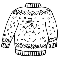 Ugly Christmas Sweater Style 3 | Rubber Stamp Warehouse